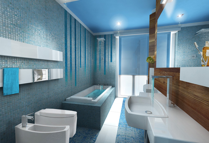 Bagno mosaico azzurro. bagno mosaico azzurro gabbatore mattia bagno ... Bagno mosaico azzurro